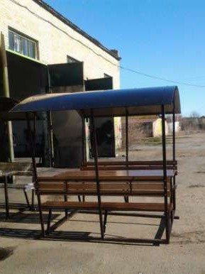 Беседка летняя под поликарбонатом MS-BSE-01